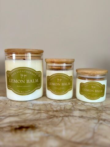 Lemon Balm-Ahşap Kapaklı