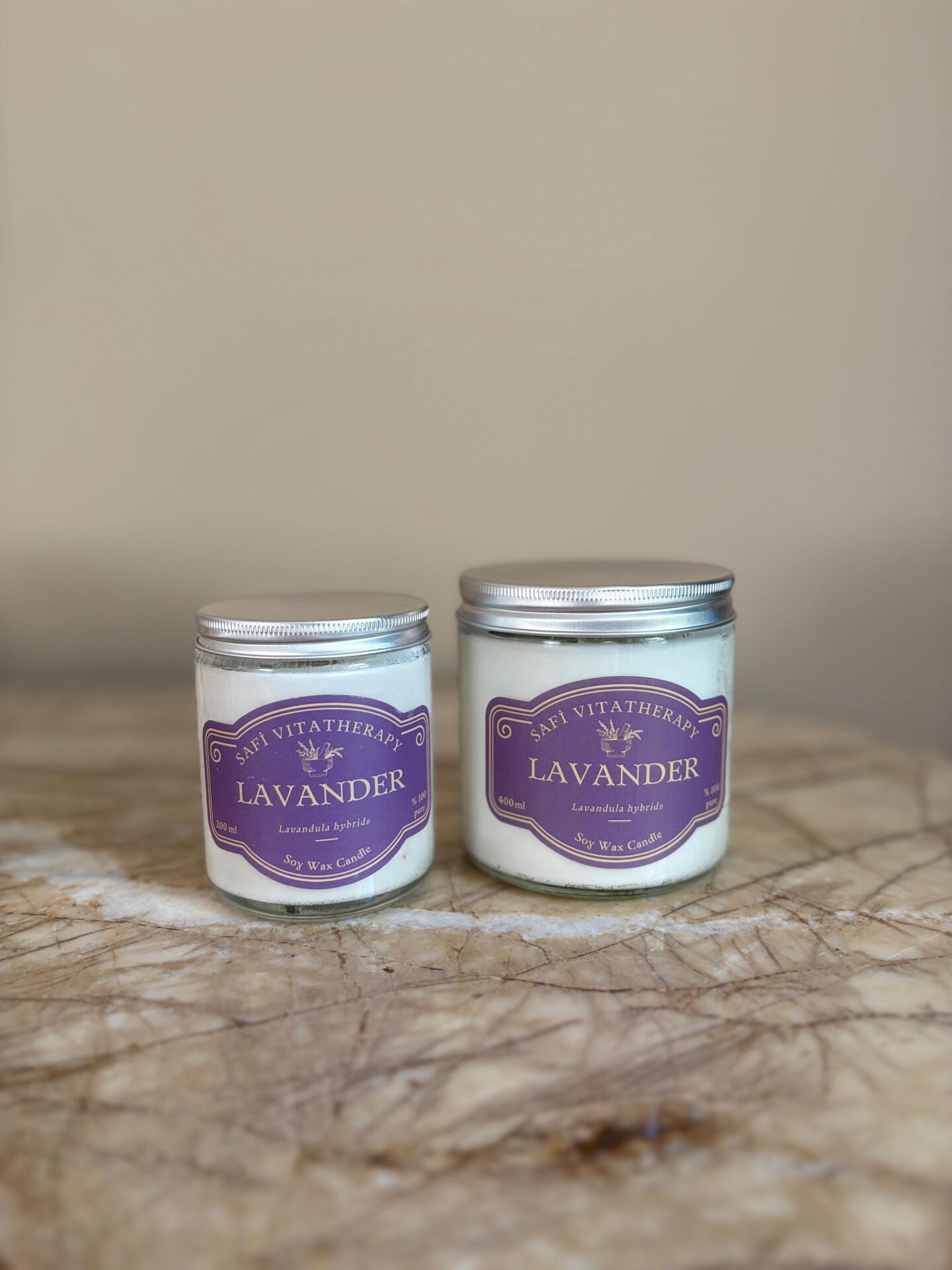 Lavender-Metal Kapaklı