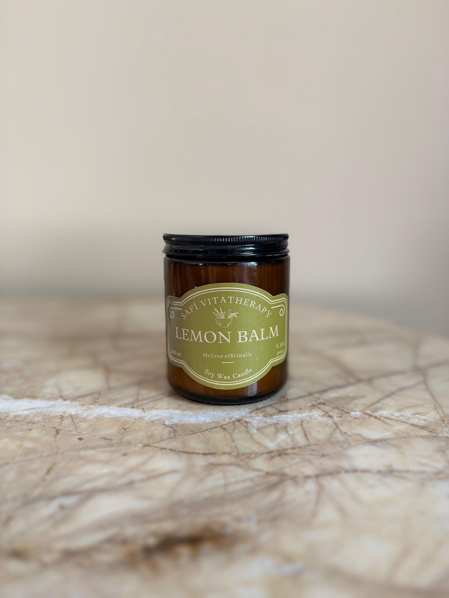 Lemon Balm-Metal Kapaklı Amber - 200 ml
