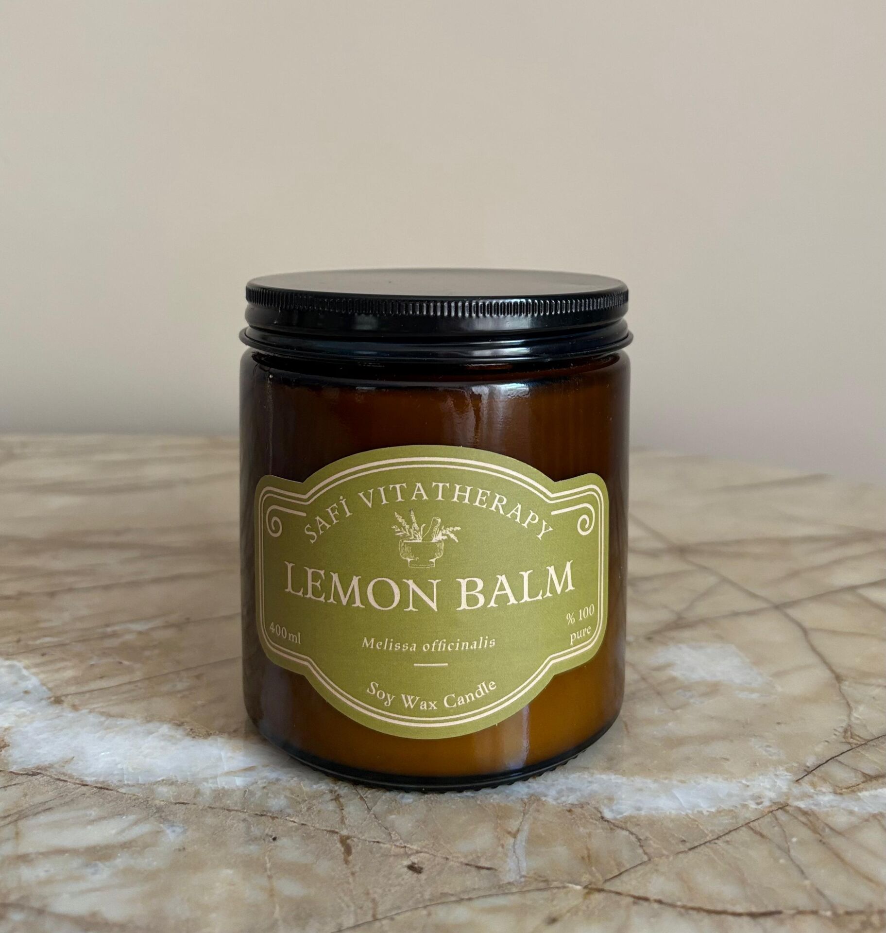 Lemon Balm-Metal Kapaklı Amber - 400 ml