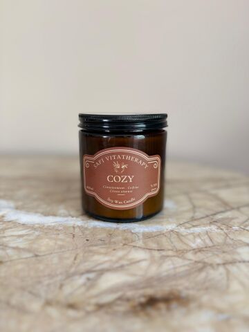 Cozy-Metal Kapaklı Amber - 400 ml