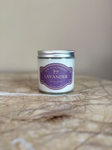 Lavender-Metal Kapaklı 400 ml - Şeffaf