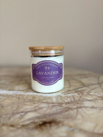 Lavender-Ahşap Kapaklı 350 ml