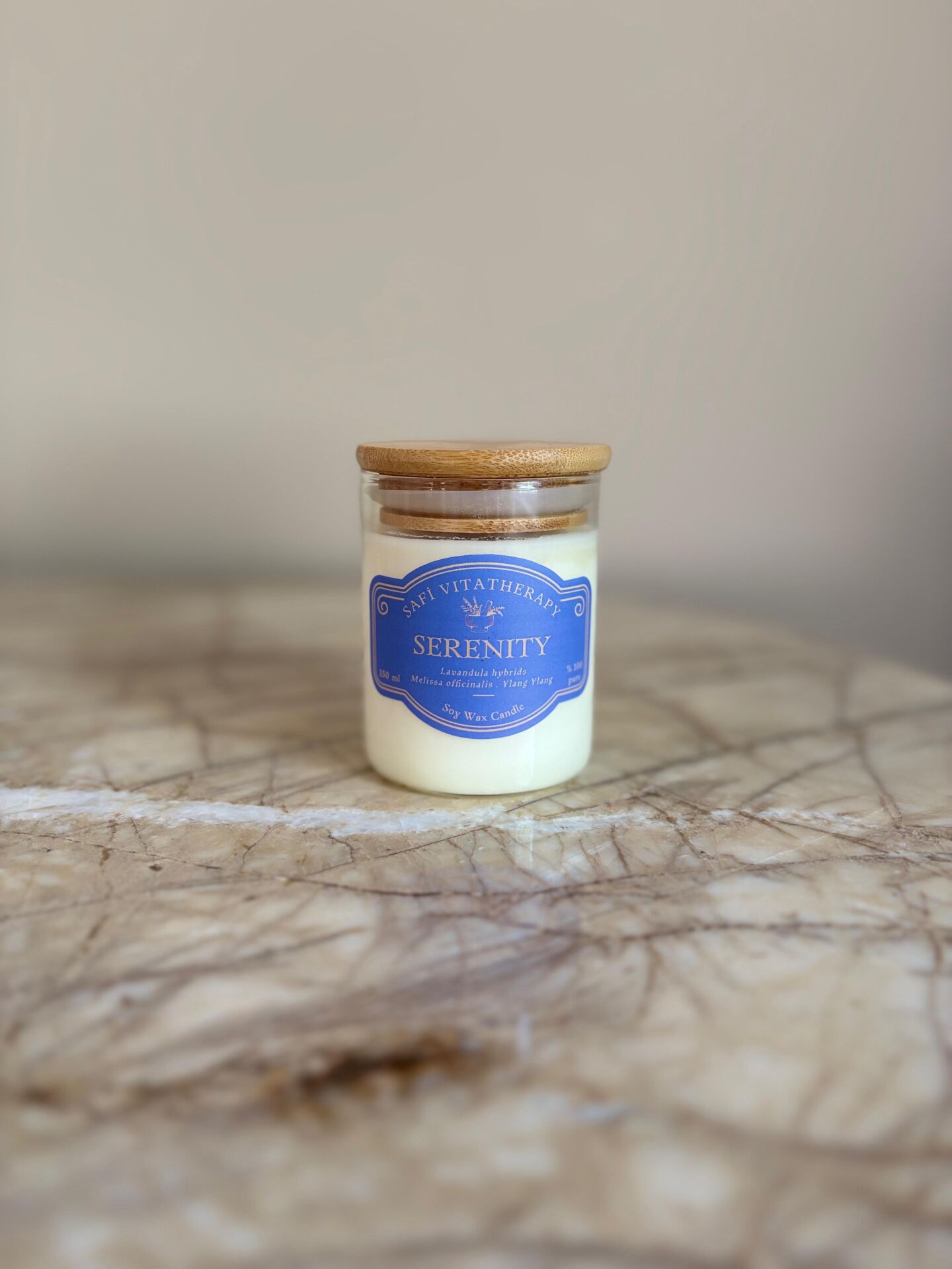 Serenity-Ahşap Kapaklı 150 ml